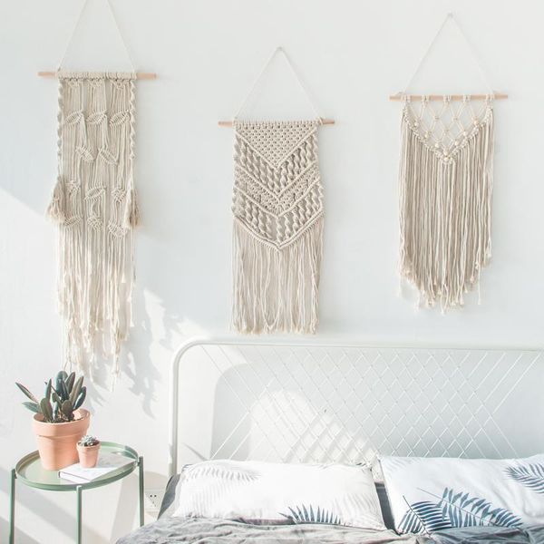 

tapestries large macrame tapestry wall hanging farmhouse decor makramee room decoration gift for women