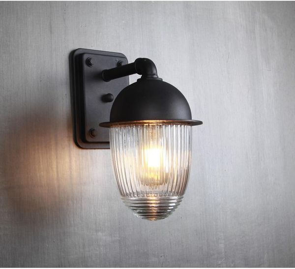 

wall lamp waterproof and rustproof glass ball outdoor garden exterior balcony corridor light aluminum
