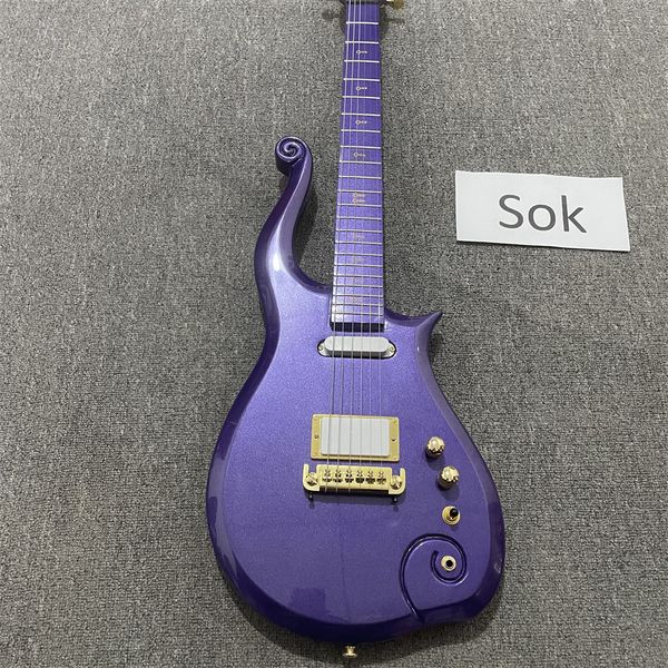 

prince cloud electric guitar maple body, maple neck, love symbol inlay, wrap arround tailpiece guitars guitarra