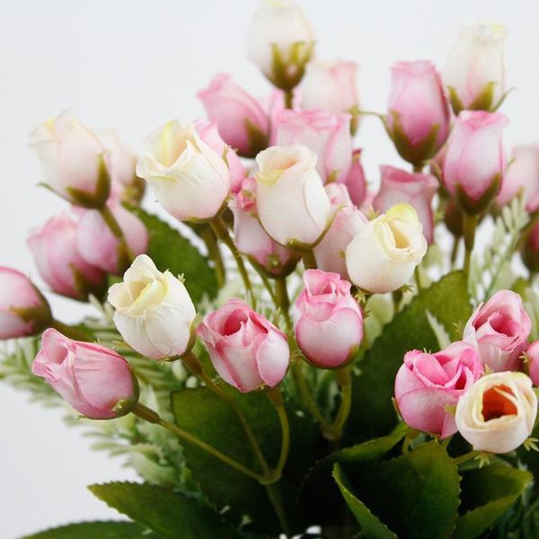 

artificial flowers roses handmade silk bride fake flower for modern home living furnishings wedding ornaments decoration decorative & wreath