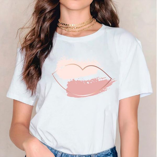 

men mens kiss lip t shirts watercolor love fashion graphic 90s summer autumn print lady tee, White;black