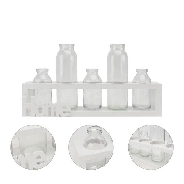 

vases 1 set glass vase decorative flower nordic style decor (white)