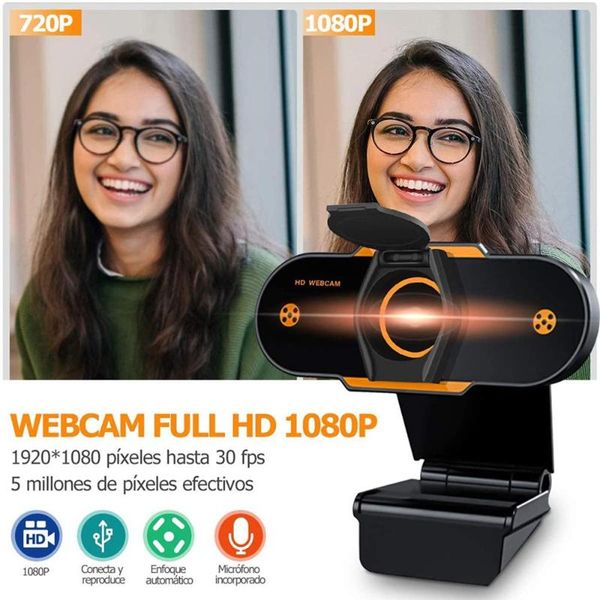 

webcams 1080p hd- usb2.0 web camera computer pc webcam with microphone for online teaching conference live video streaming