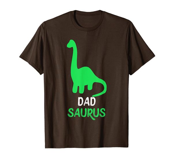 

dad-saurus funny dinosaur dadsaurus gift t-shirt, White;black