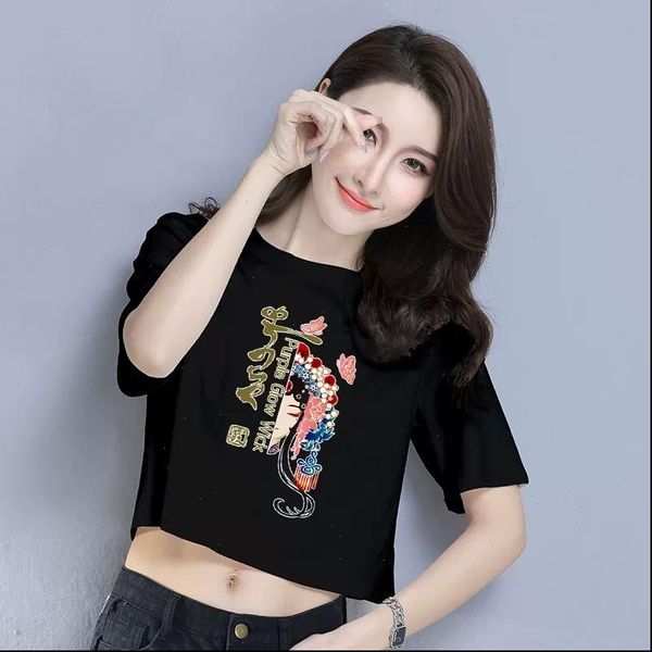 

fashion printing short sleeve purpel womens 100% cotton drop, White