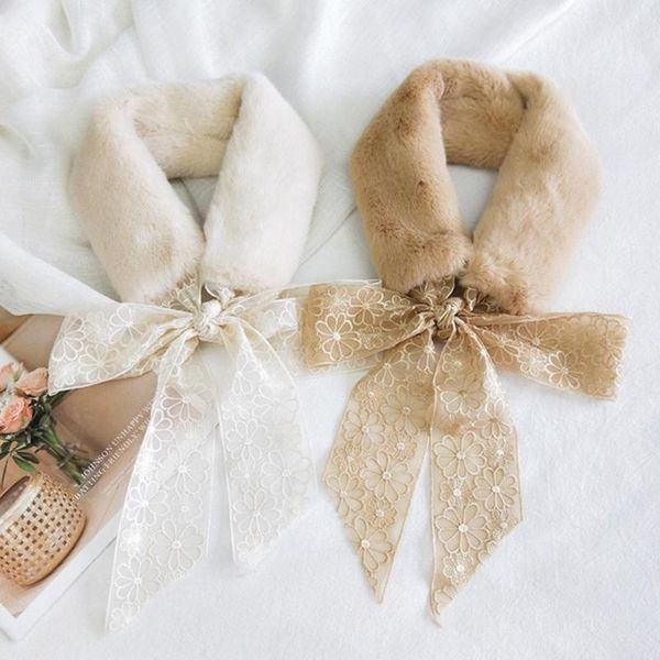 

scarves 2021 fashion women winter plush warm scarf leopard print soft comfortable hair band, Blue;gray