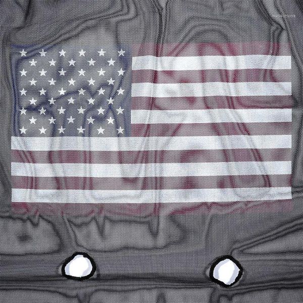 

american flag sunshade mesh cover anti-uv sun for 4door -wrangler b36b1