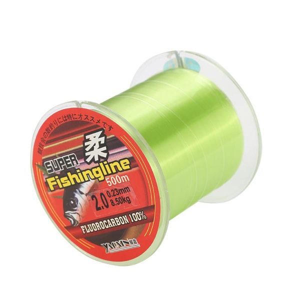 

100m/200m/300m/500m nylon fishing line fluorocarbon coated monofilament leader carp wire f outdoor braid
