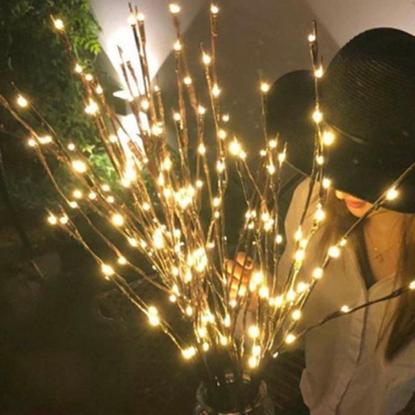 

party decoration led diy night light willow branch lamp battery powered decorative twig lighted tree home decoretion
