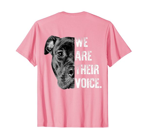 

love pitbull / we are their voice t-shirt, White;black