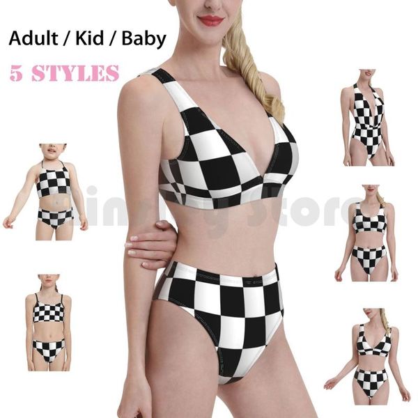 

women's swimwear Ã©checs bikini 1 piece women 2 pieces stratÃ©gie planche compÃ©tition bataille compÃ©titif vÃ©rifier Ã©chec et, White;black