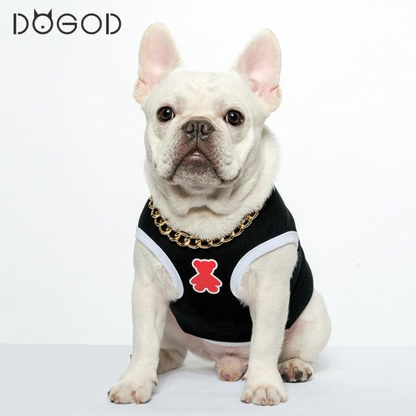 

dog apparel spring summer vest colthing puppy printed t-shirt clothtes 100% cotton fashion casual cat shirt for small pe