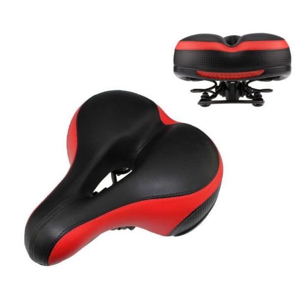

bike saddles bicycle saddle seat soft comfort wide cushion pu leather men padded road mtb cycling