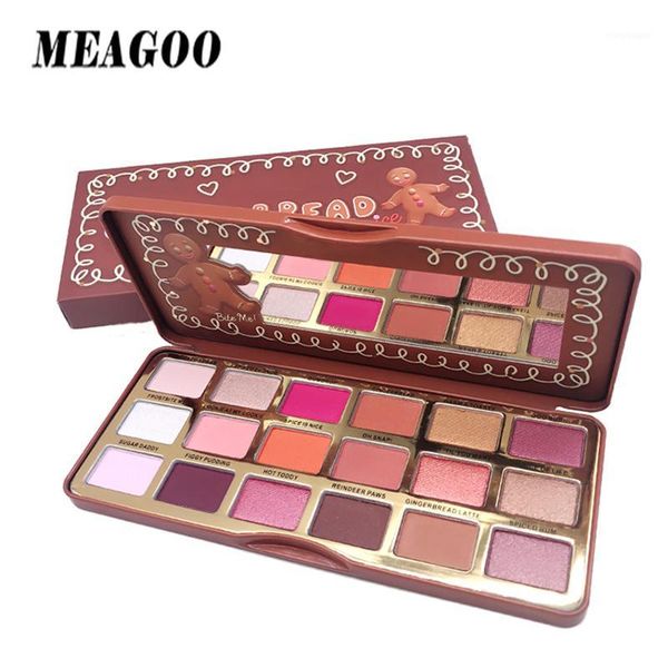 

christmas gingerbread eyeshadow pallete shimmer glitter women matt makeup ey shadow make up cosmetics paleta de sombra1