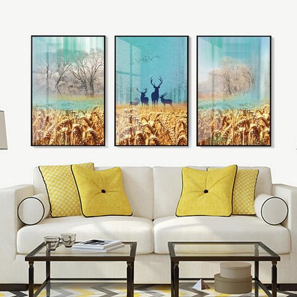 

paintings wall po frames manga boho decoration home decor anime poster large quadro design living room cadre