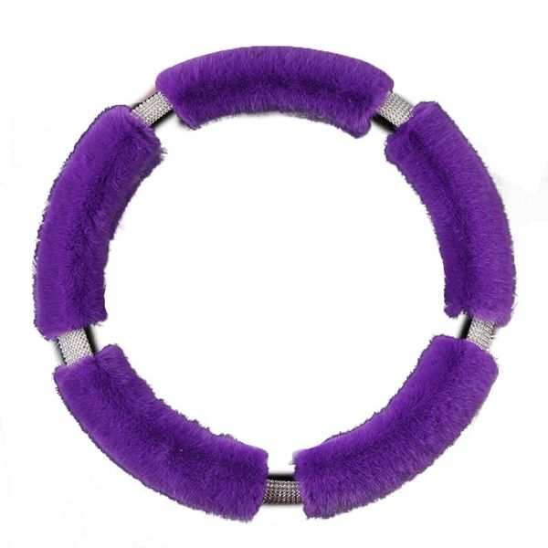 

steering wheel covers fluffy cover with rhinestones diamond furry