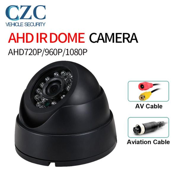 

cameras cctv 1080p 720p ahd camera bnc avation outdoor black mini dome analog 12 led ir cut filter for car bus truck home surveillance