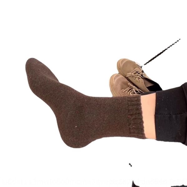 

Qo6P men' et of four pair of winter thickened warm men' sock olid color warm woolen woolen ock autumn and winter leiure buine s, Black