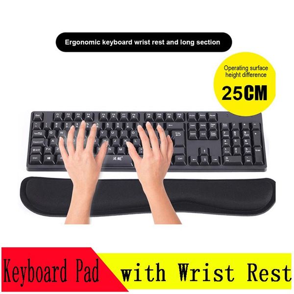 

mouse pads & wrist rests mechanical keyboard rest pad ergonomic memory foam set comfort for office computer laptop