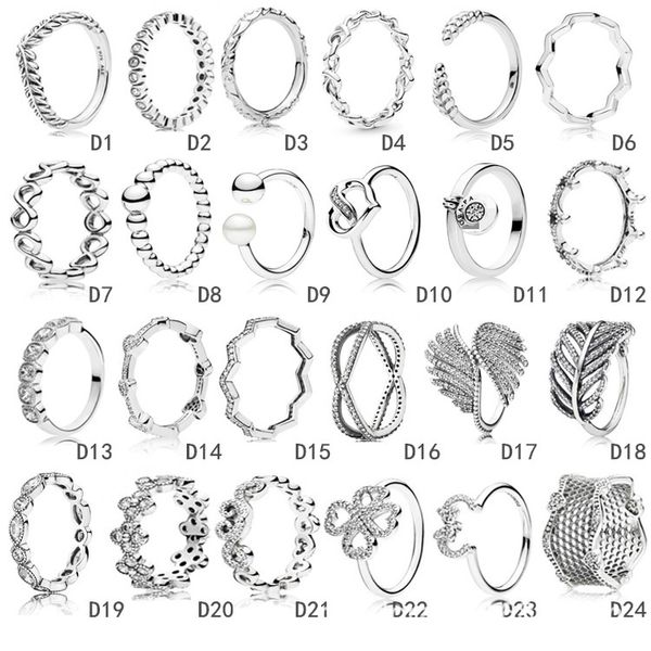 925 Sterling Silver Womens Diamond Ring Designer Fashion Jewelry Love Wedding Anelli di fidanzamento per le donne