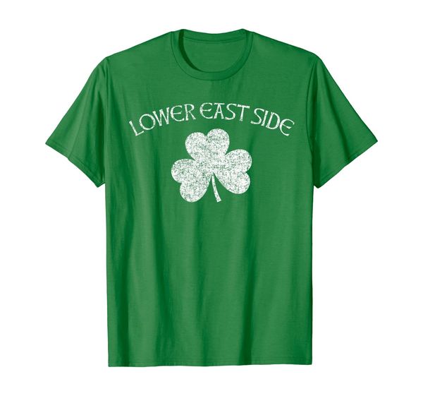

Lower East Side Irish Shamrock Distressed Print T-Shirt, Mainly pictures