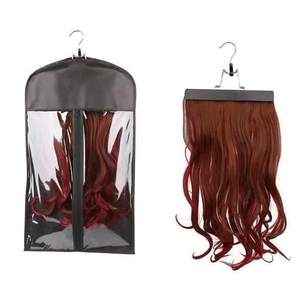 

clothing & wardrobe storage wig dustproof cover bag cloth suit hair organize box sorting hanging tidying moistureproof package