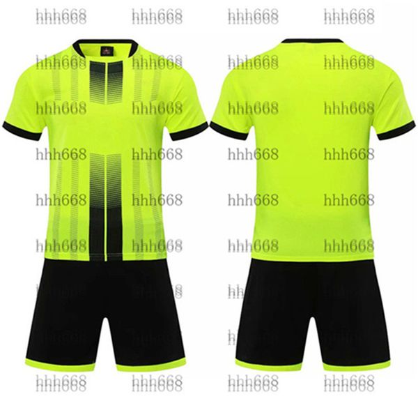 

2021 010228 football wear sets tracksuit short sleeve match training suit children's team jersey number logo customization 23, Black;white