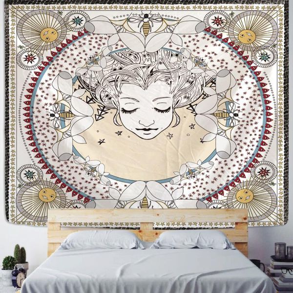 

tapestries home decoration accessories eye tarot tapestry wall hanging ins bohemian art hippie witchcraft mural living room decor