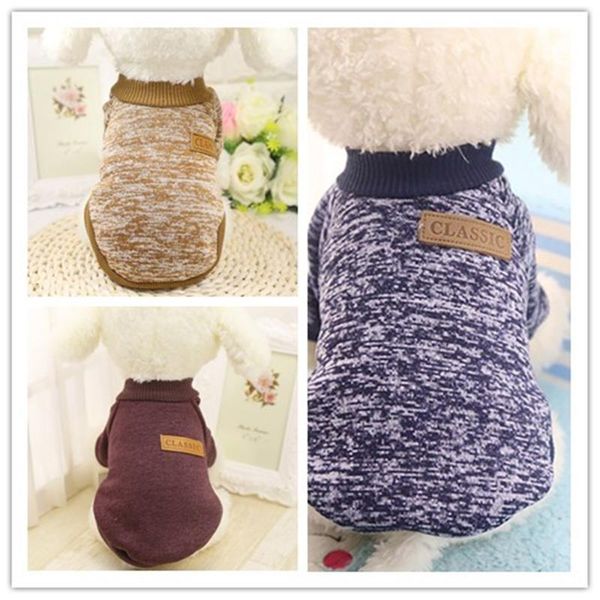 

dog apparel transer creative pet puppy classic sweater fleece clothes warm winter for dogs drop 19dec
