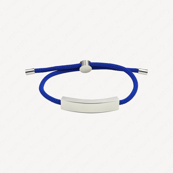 Identificazione Love Bracciale Lettere Charm Bangle Lovers Corda a mano Moda Bracciali regolabili 4 colori Party Accessori unisex con sacchetti per gioielli all'ingrosso