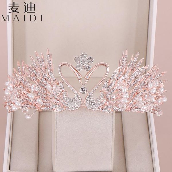 

headpieces bridal headwear queen's crown baroque headband birthday children's hair accessories, Silver