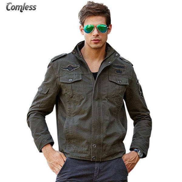 

men's jackets bomber jacket men casual cotton winter warm and coats fashion windbreaker outwear 5xl 6xl, Black;brown