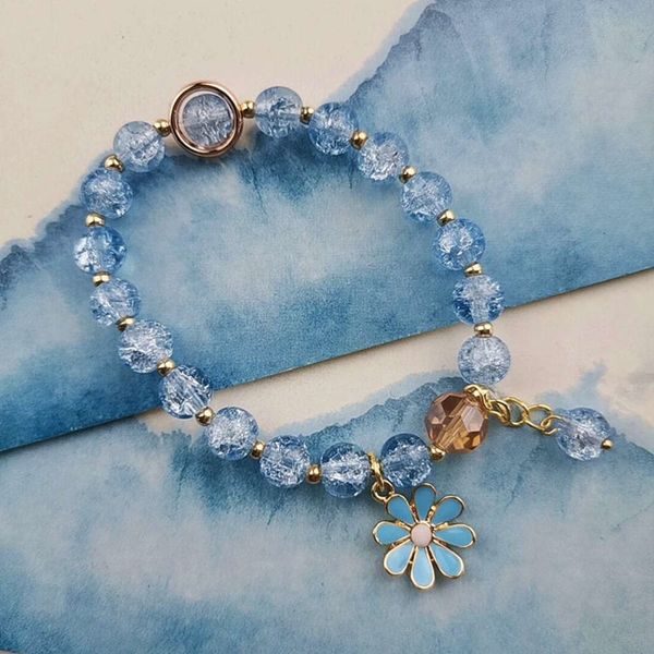 

hand catenary daisy nvsen's friend bracelet, Golden;silver