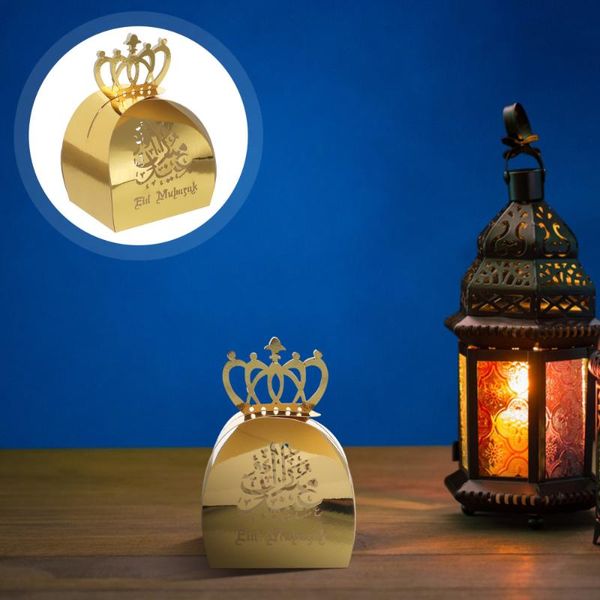 

gift wrap 25pcs muslim festival candy boxes paper sweets hollow-out