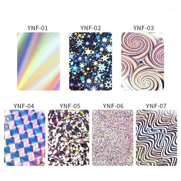 

transparent nail stickers beauty magic laser snowflake star wonderful1, Black