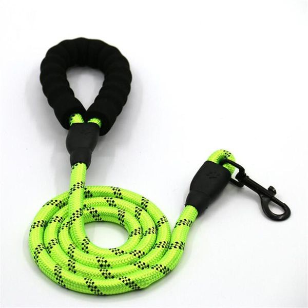 

dog collars & leashes luminous beautiful 1.5m nylon safety buckle pet leash 01