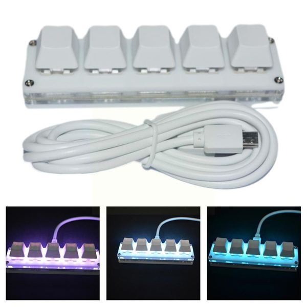 

keyboards backlight 5-key custom keypadwith usb data cable lapcolor be keyboard accessories switched computer can m2m3