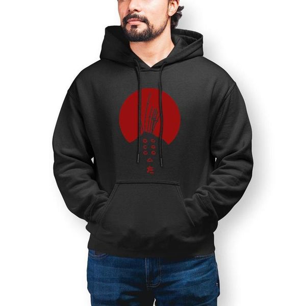 

men's hoodies & sweatshirts akira mens cotton seven samurai outdoor pullover hoodie autumn long sleeve nice xl, Black