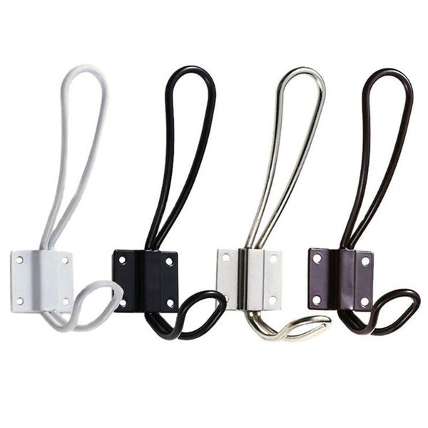 

4pcs antique iron wall hooks hanging coat hangers for home (random style) & rails