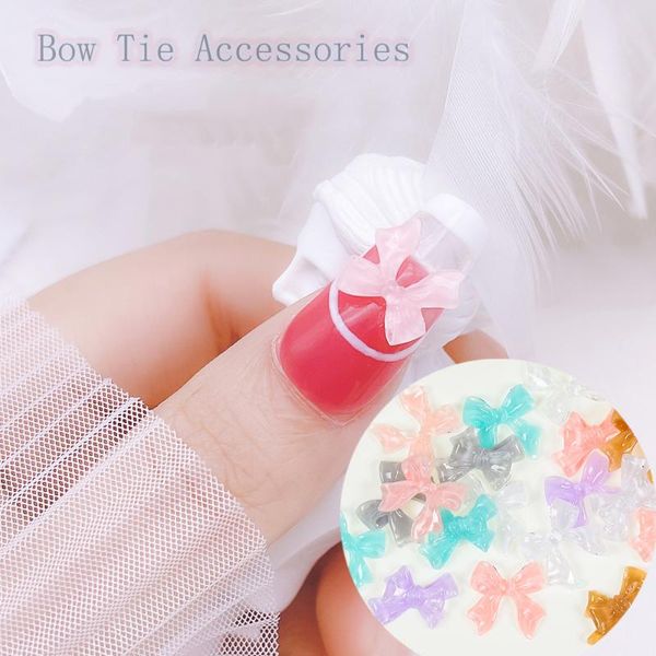 

nail art decorations bow small bear exquisite jewelry japanese mixed charm elegant fashion decoration manicure design, Silver;gold