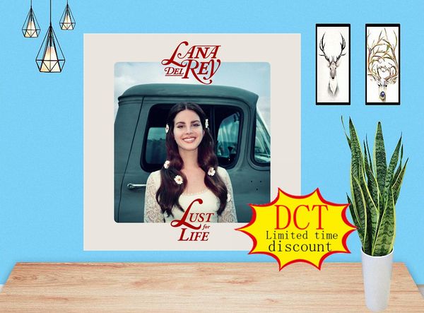 

lana del rey lust for life poster singer new album poster music cover silk art print