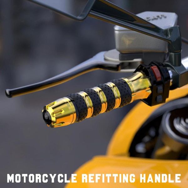 

handlebars 2pcs universal 7/8'' 22mm racing motorcycle handle handlebar grip cnc aluminum motorbike