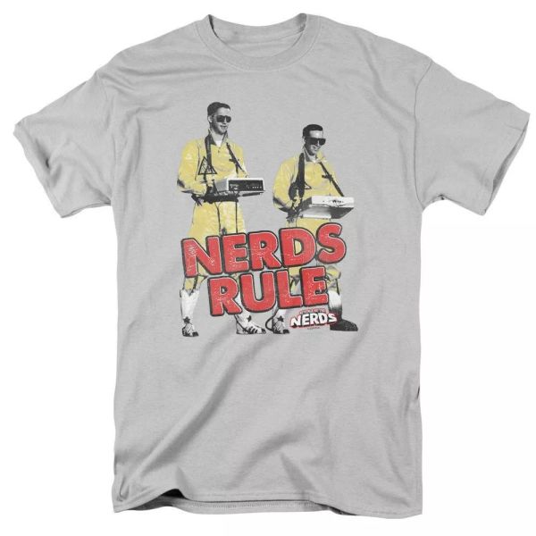 

revenge of the nerds rule t-shirt sizes s-3x new, White;black