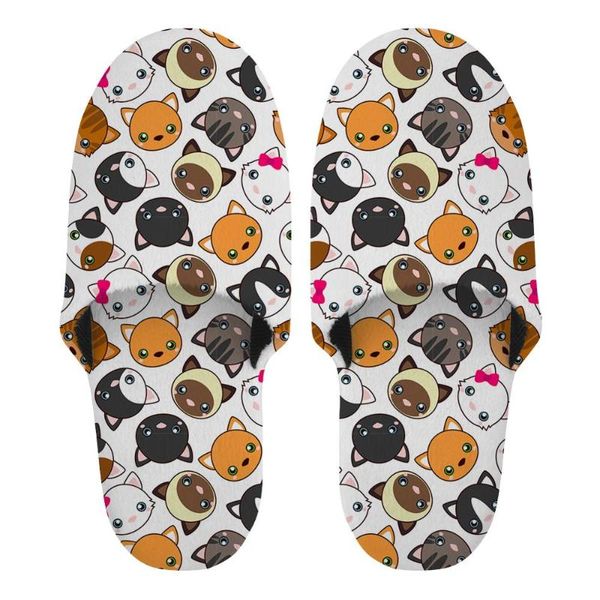 

plush women men winter home slippers indoor bedroom loves couple shoes soft warm chausson femme, Black
