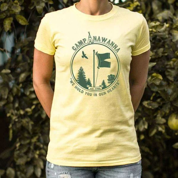 

camp anawanna t-shirt | women's short sleeve top, White;black