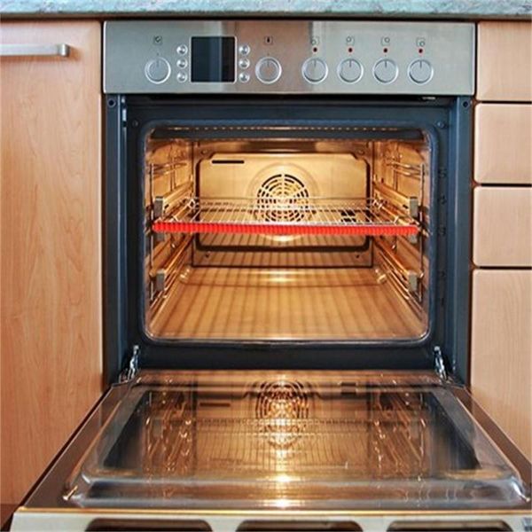 

oven mitts heat resistant rack silicone guard shelf edge burn protector protection baking supply kitchen tools 2pcs