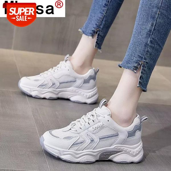 

2021 new fashion breathable women's shoes chunky platform sneakers spring casual luminous comfortable dad women #yc8f