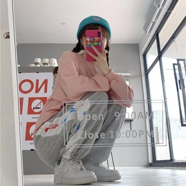 

women's pants & capris casual trousers wide leg spring and autumn thin, Black;white