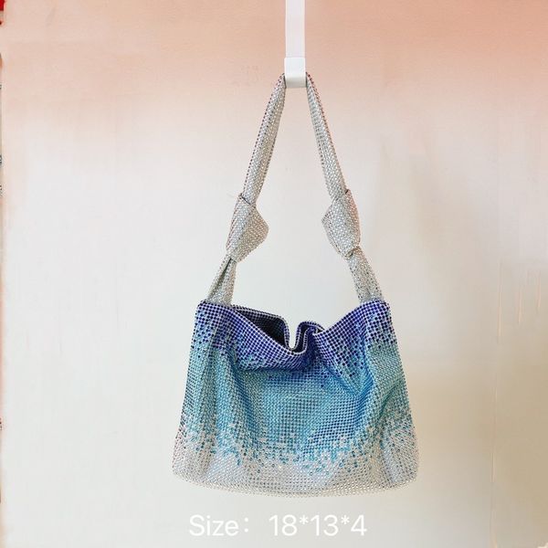 

fashion diamond women totes shoulder purses and handbags crystal clutch evening bucket bags rhinestone party crossbody bag c0508