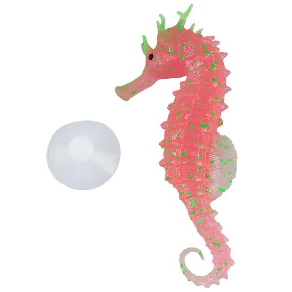 

decorations glowing effect artificial sea horse for aquarium fish tank ornament